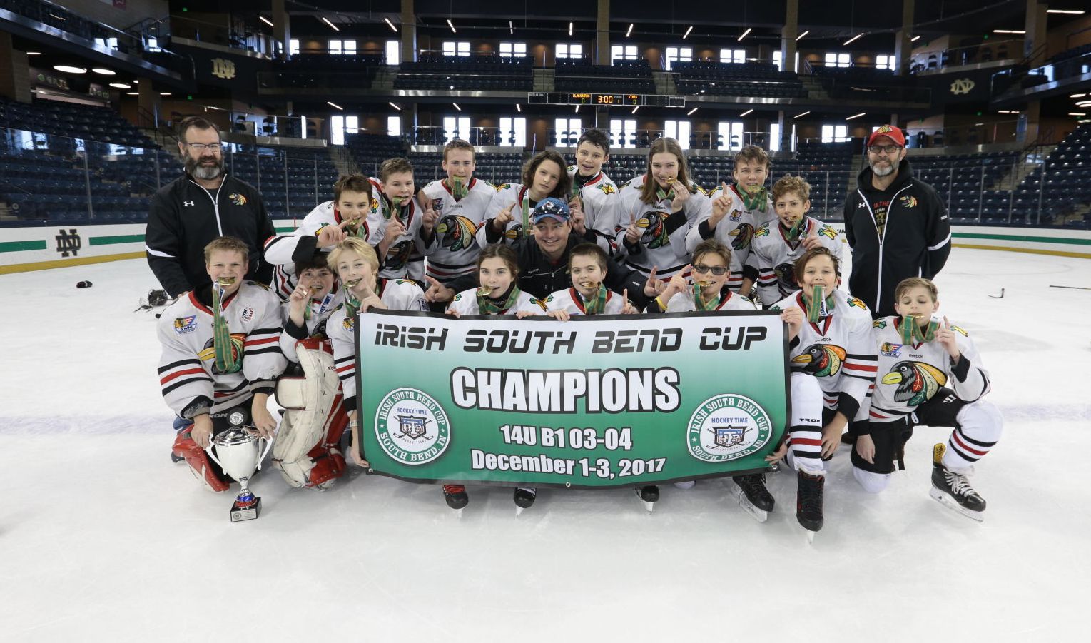 Midwest Blackbirds' Bantam 1 hockey wins tournament